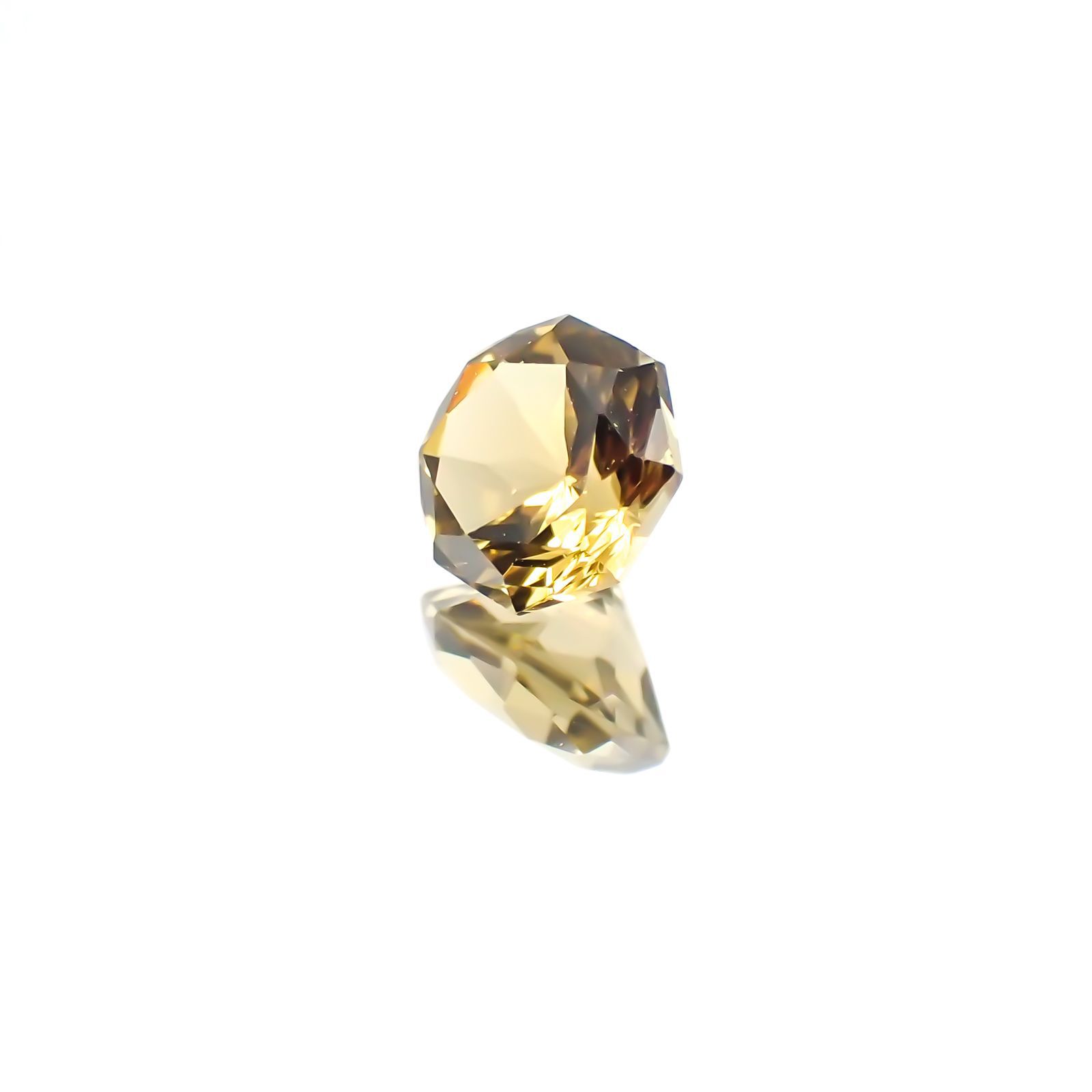 ◇オクタゴンカット◇イエロートルマリン SA(宝石名トルマリン)ブラジル/アフリカ産 0.54ct 識別済[231124207]5.1x5.1mm前後