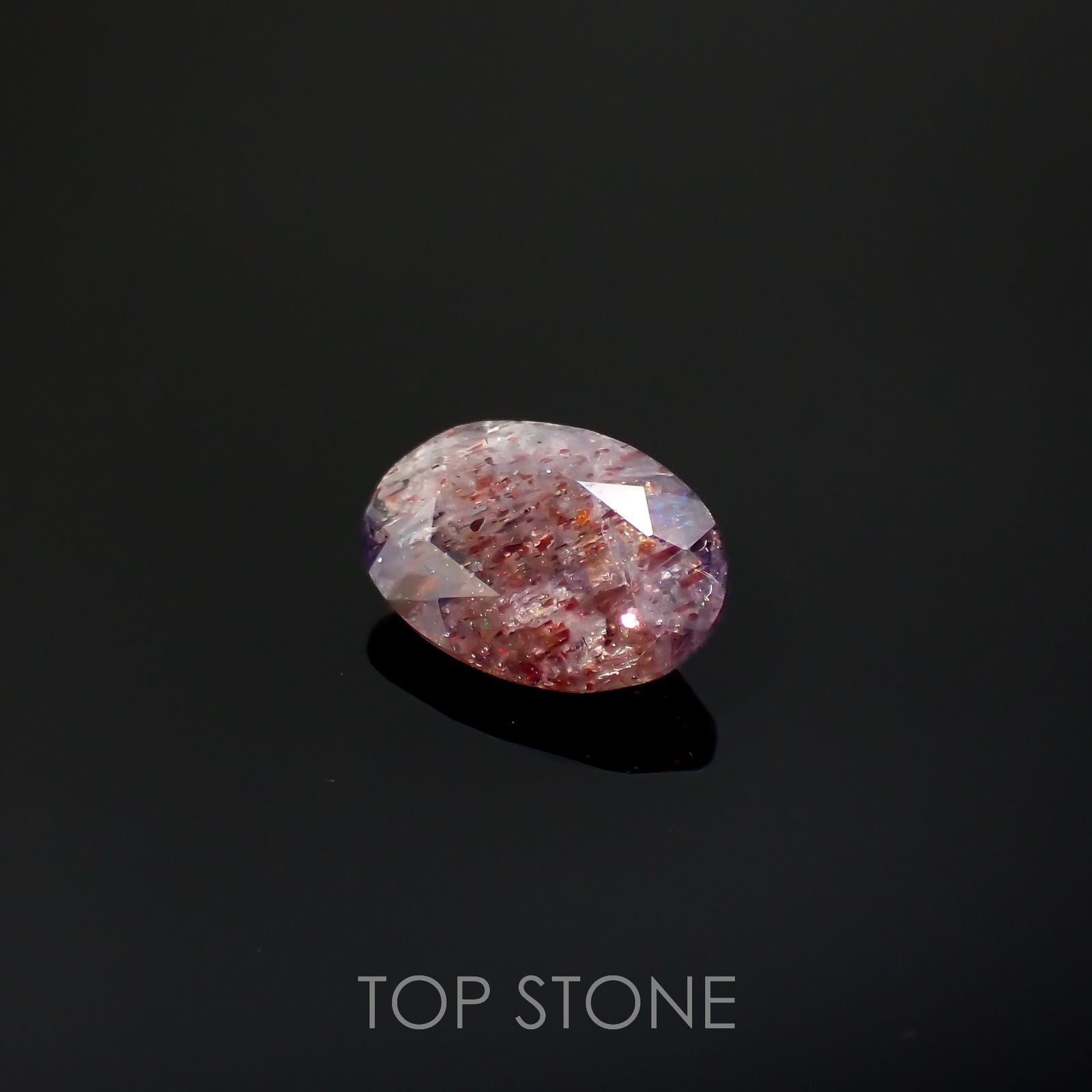 ブラッドショットアイオライト インド産 1.55ct[220616722]10.1x7.1mm前後