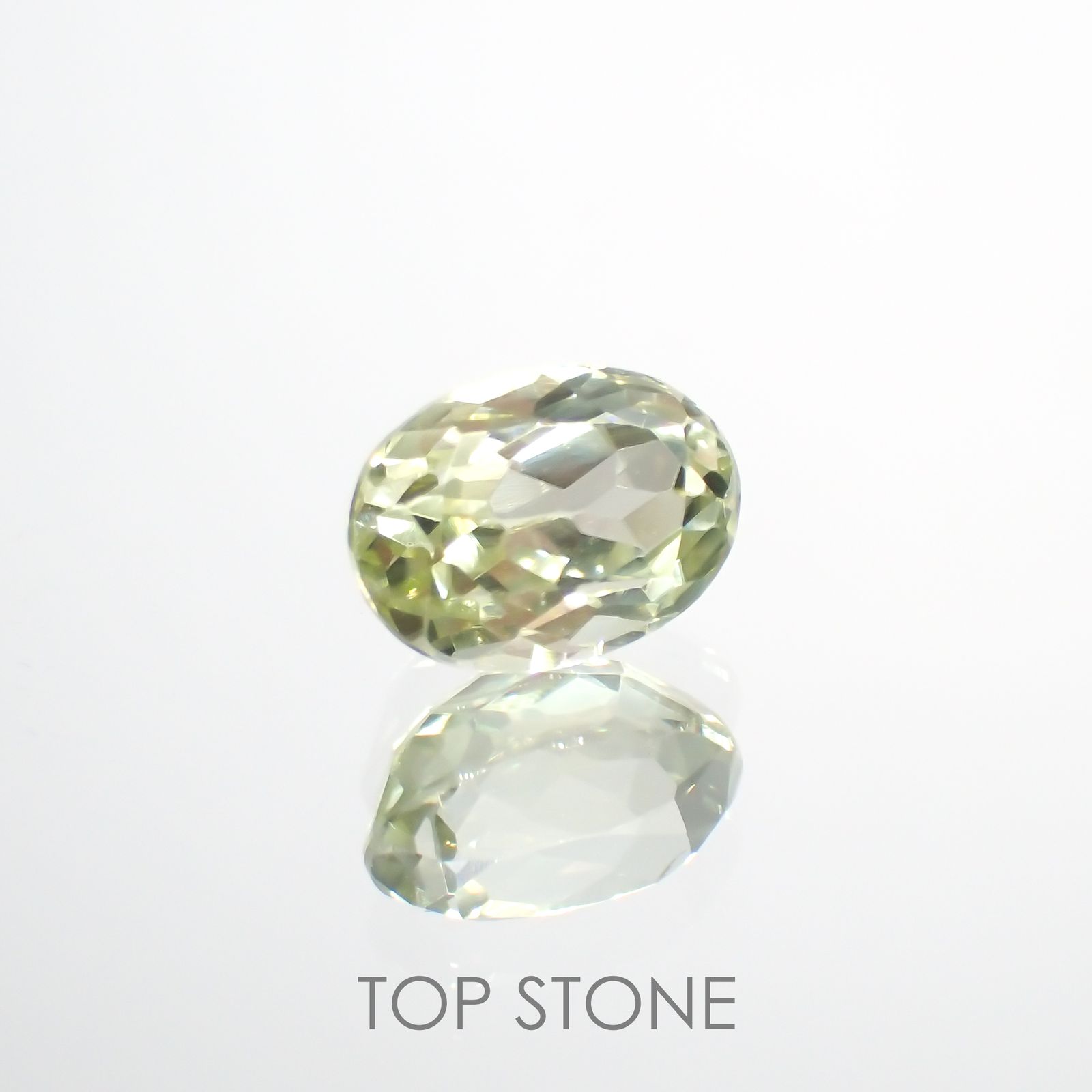 シリマナイト(宝石名シリマナイト) インド産 1.15ct 識別済[20128765]6.9×4.9mm前後