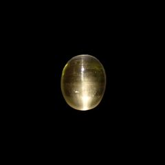イエローベリルキャッツアイ(宝石名イエロー・ベリル キャッツアイ)ブラジル産 2.42ct 識別済[220917877]9.8x8mm前後