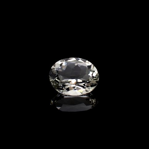 含バリウム・サニディン(宝石名サニディン)ドイツ産 1.95ct 識別済[231224975]9.5x7.5mm前後