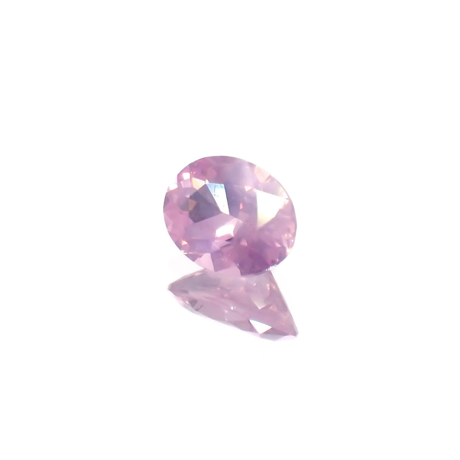 シルキーピンクサファイア 非加熱 ベトナム産 0.38ct / 5.1x3.8mm前後 [260822789]
