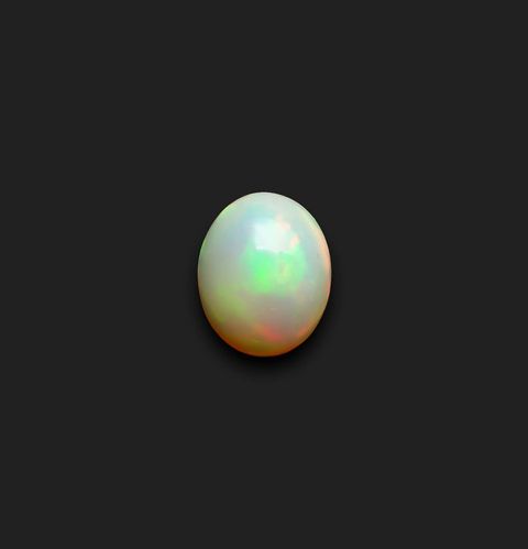 エチオピアオパール(宝石名オパール)エチオピア産 2.947ct ソ付(彩珠)[231224639]11.1x9mm前後