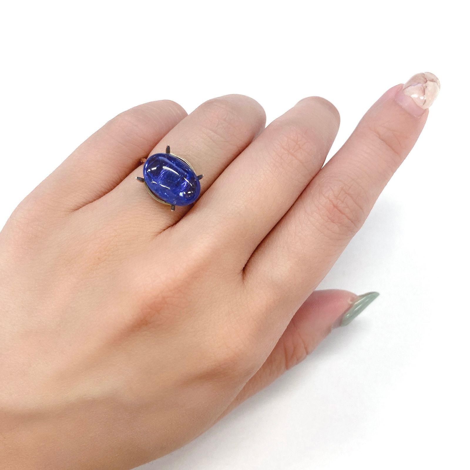 タンザナイト(宝石名タンザナイト)タンザニア産 5.72ct 識別済[231124273]13.8x9.7mm前後