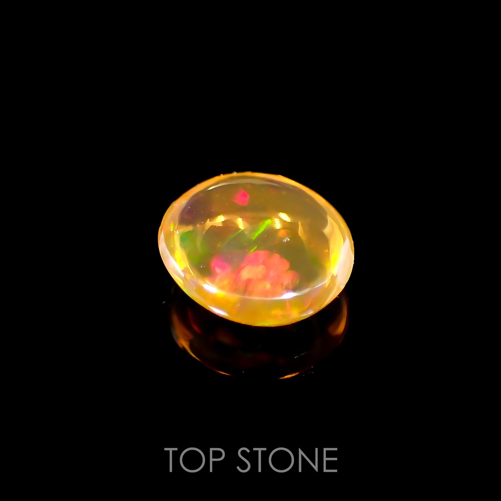 ファイヤーオパール メキシコ産 0.37ct[220917617]6x5.6mm前後