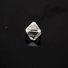 ソーヤブルダイヤモンド(宝石名ダイアモンド) ロシア産 原石・結晶 0.085ct 識別済[210410557]2.6×2.7mm前後