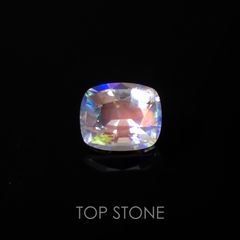 レインボームーンストーン(アンデシンラブラドライト) マダガスカル産 ルース 0.87ct[210310128]6.6×5.5mm前後