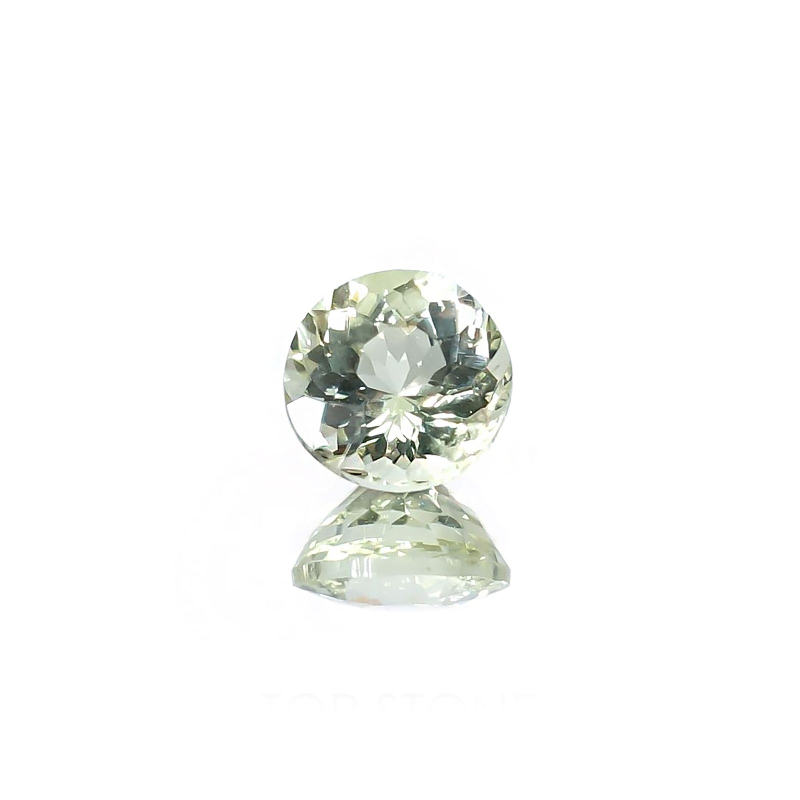 モンテブラサイト(宝石名モンテブラサイト)マダガスカル産 識別済 0.62ct / 5.3x5.2mm前後 [220817425]