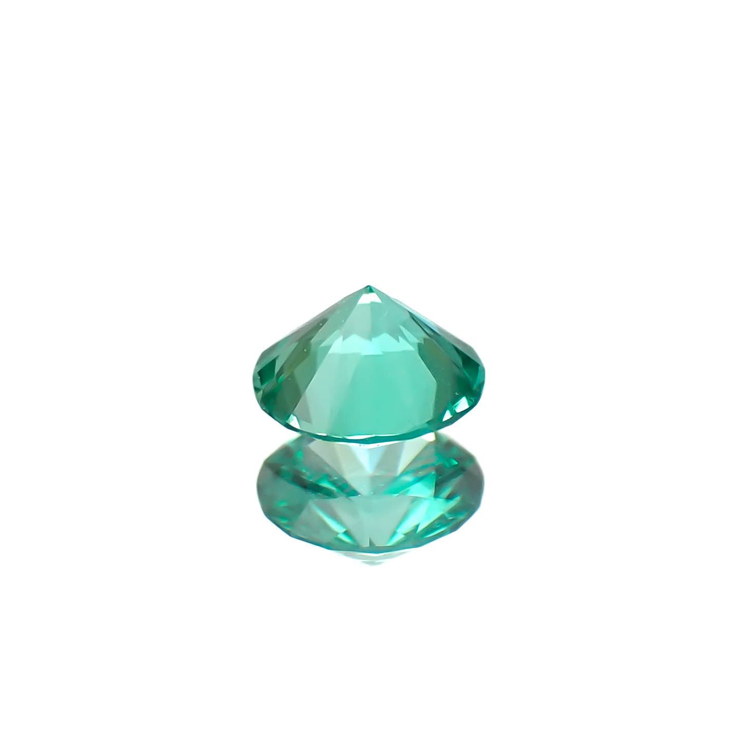 ノンオイルエメラルド(宝石名エメラルド)ロシア産 0.12ct 識別済[250330100]3.5x3.5mm前後