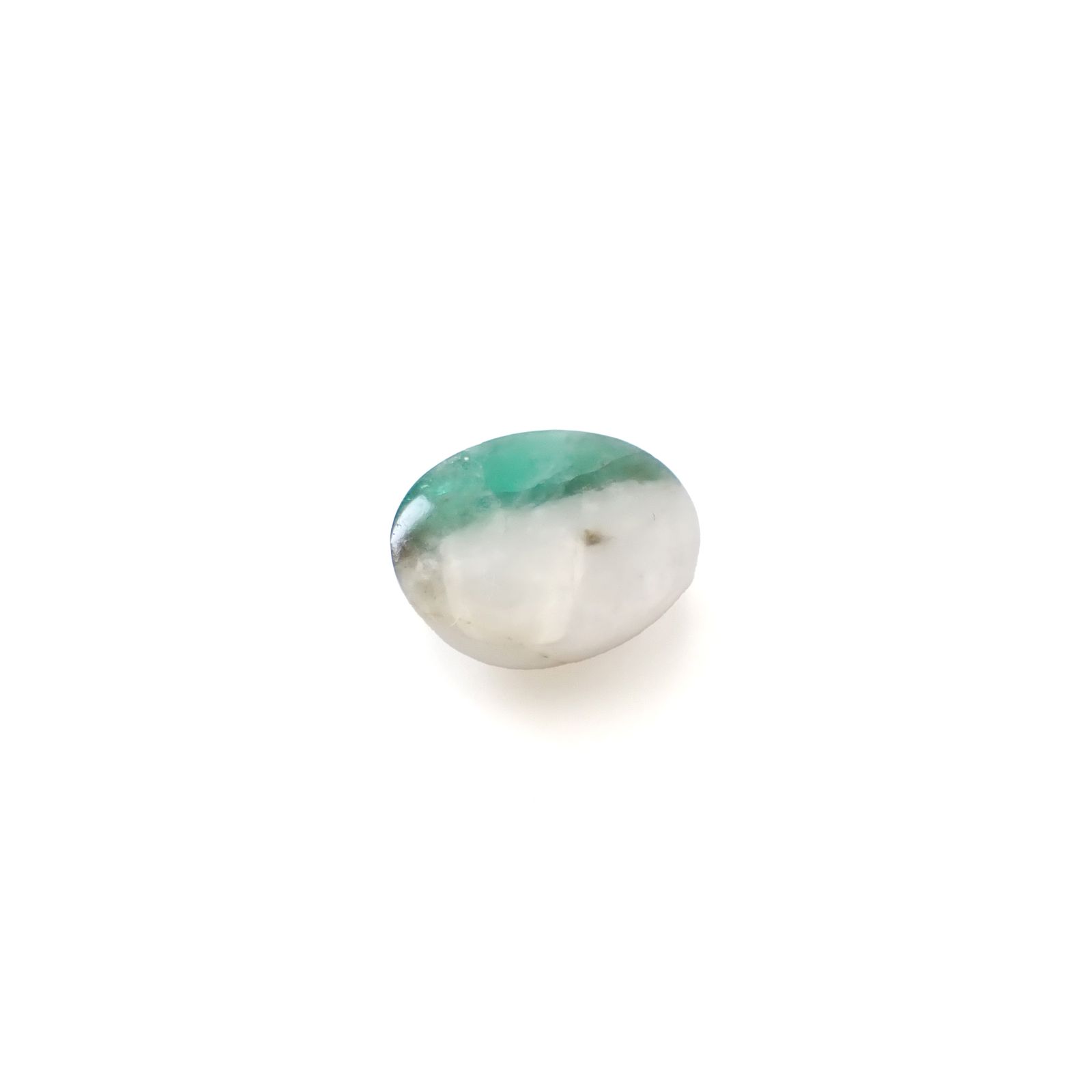 マトリックスエメラルド(エメラルドインクォーツ/フェルドスパー) ブラジル産 5.06ct [250430165]12x10.9mm前後