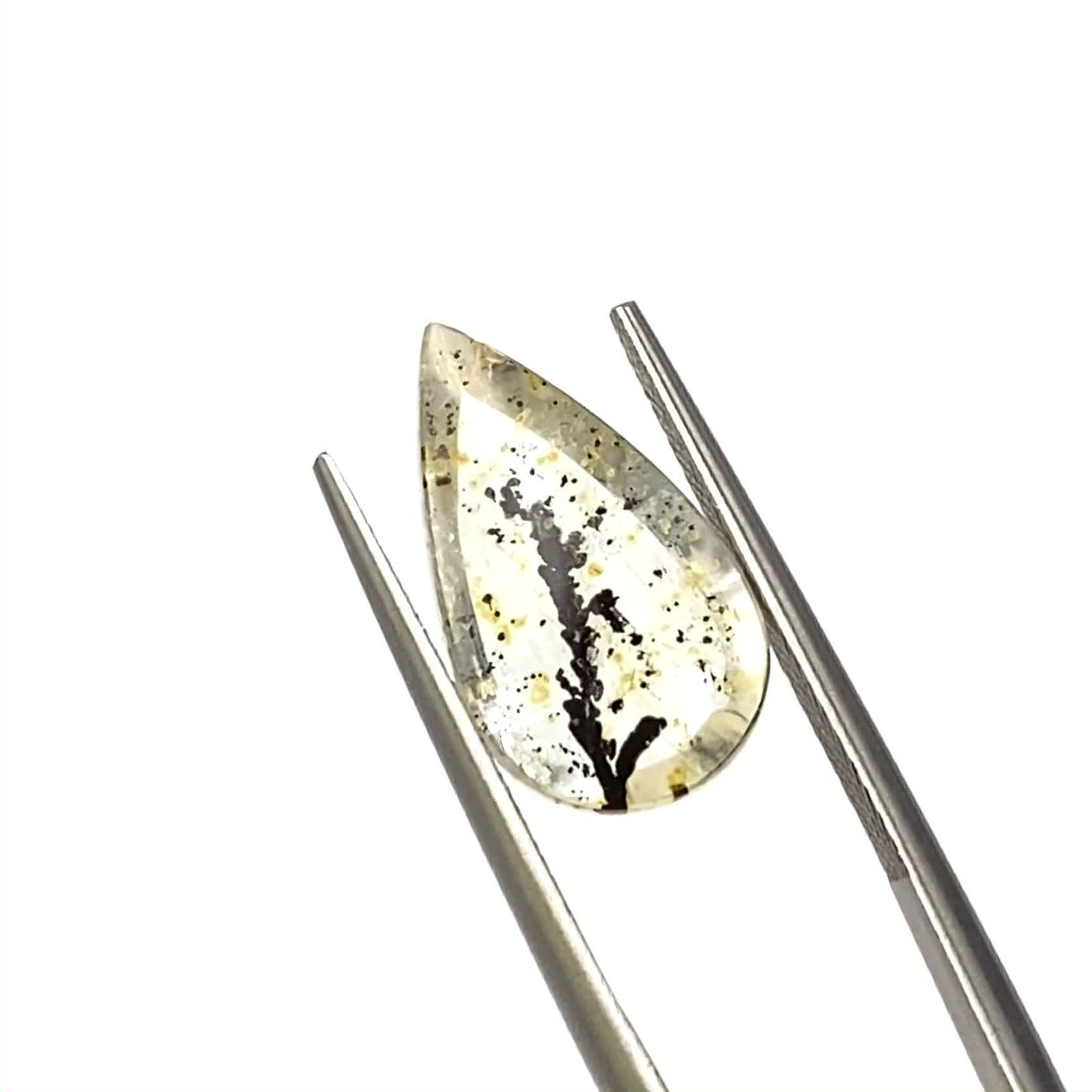 デンドリチッククォーツ ブラジル産 3.96ct[230521965]16.2x9.2mm前後