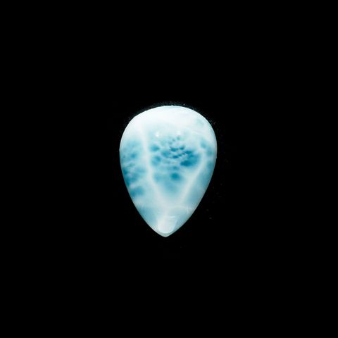 ラリマー(宝石名ブルー・ペクトライト) ドミニカ共和国産 27.53ct 識別済[240212102]23.6×17.5mm前後
