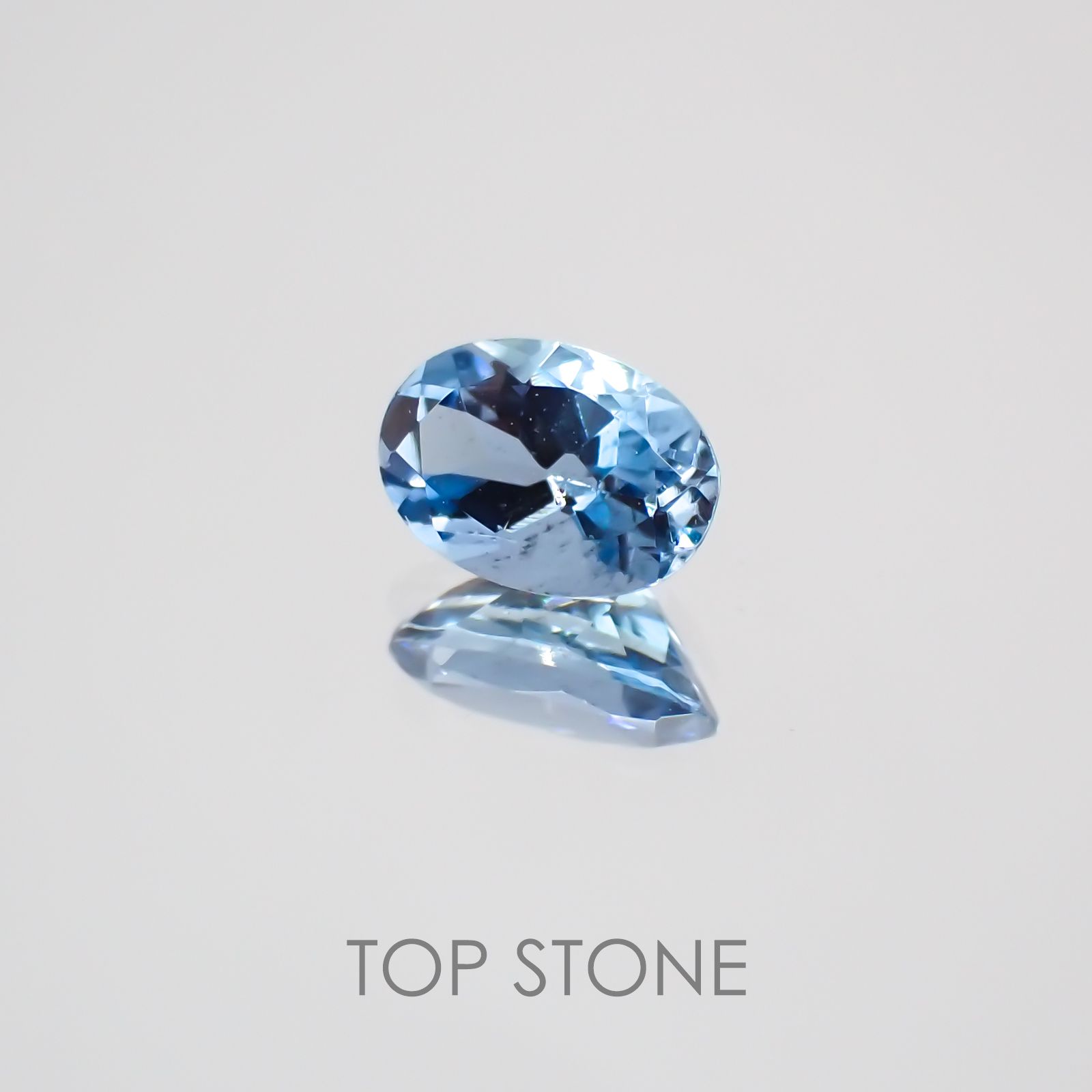 サンタマリア アクアマリン ブラジル産 ルース 0.41ct[210310154]6.1×4.1mm前後