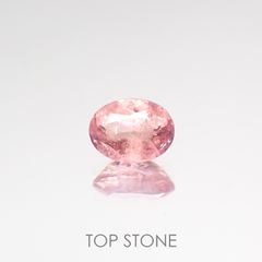 ペツォッタイト(ラズベリル)(宝石名ペツォッタイト) マダガスカル産 0.171ct ソ付(彩珠)[210711805]4×2.9mm前後