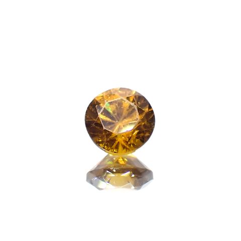 アンドラダイトグロッシュラーガーネット(宝石名アンドラダイト/グロッシュラー・ガーネット)ナミビア産 0.49ct 識別済[231224553]4.5x4.5mm前後