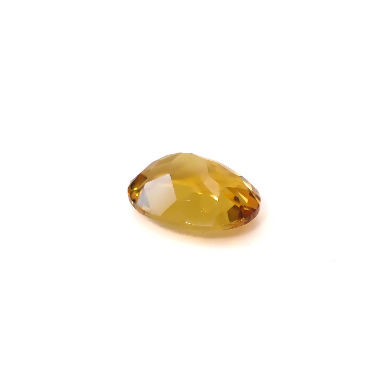 ゴールデンベリル(宝石名ゴールデン・ベリル)ブラジル産 1.15ct 識別済[250330164]8.1x6.2mm前後