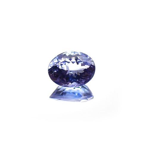 タンザナイト(宝石名タンザナイト) タンザニア産 1.85ct 識別済[210711833]8.4×6.4mm前後