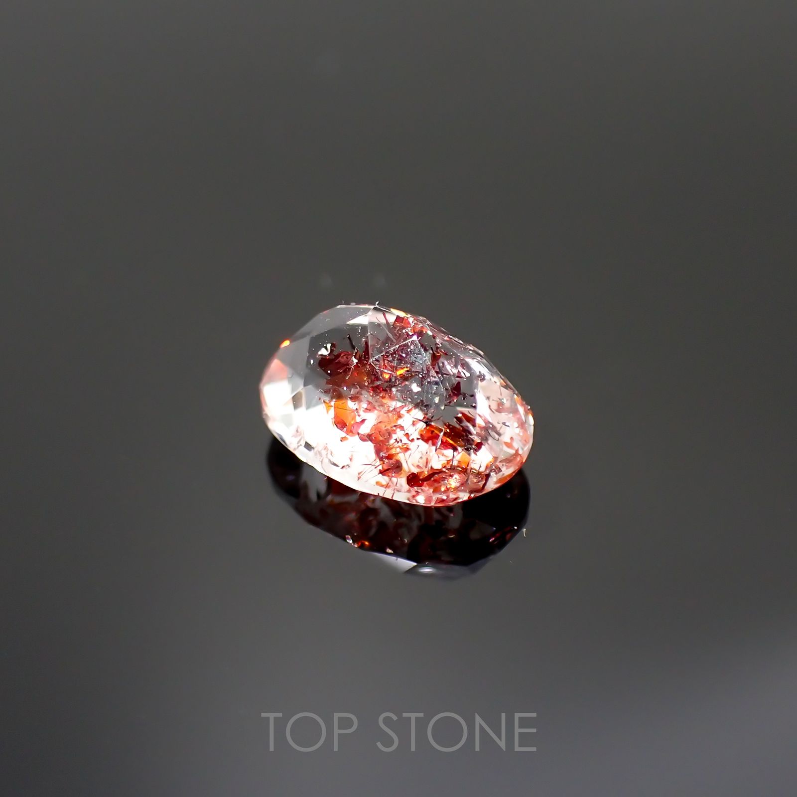 ファイヤークォーツ ナイジェリア産 2.11ct[220114741]9.5x6.9mm前後