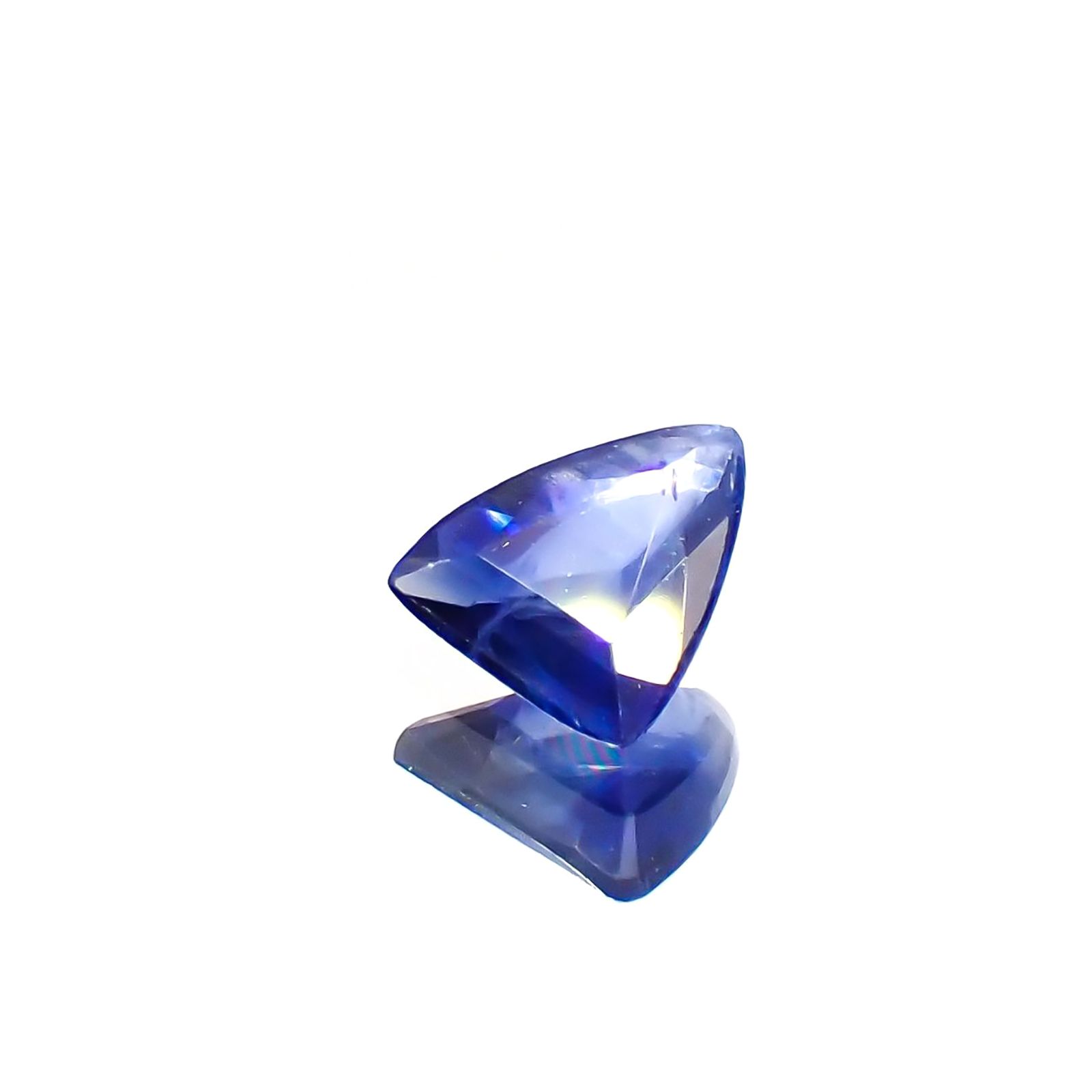 ◇カスタムカット◇サファイア(宝石名サファイア) マダガスカル産 0.46ct 識別済[210813194]5.3×4.9mm前後