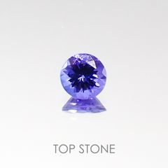 タンザナイト(宝石名タンザナイト) タンザニア産 0.48ct 識別済[20084868]5×5mm前後