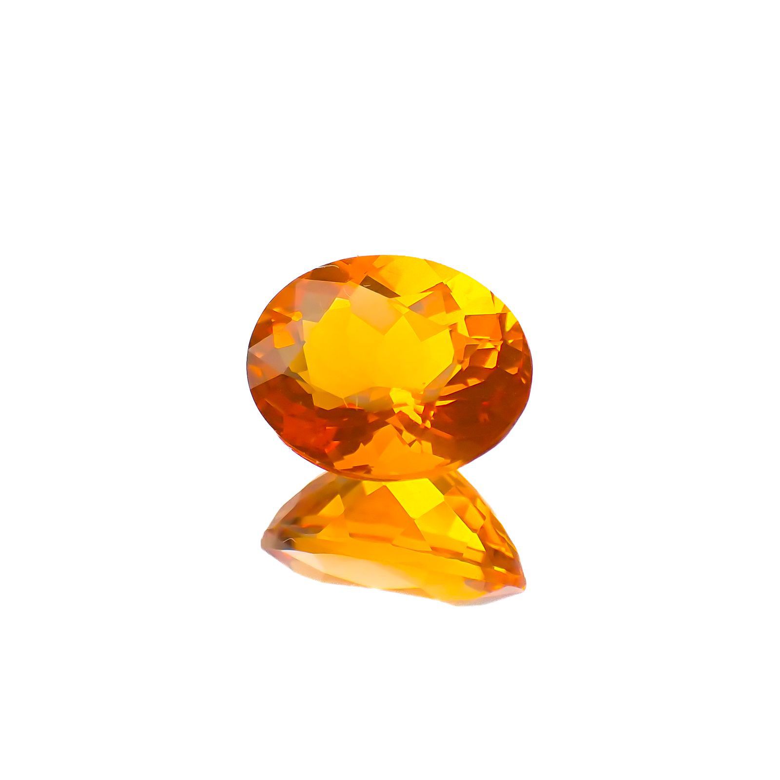 ファイヤーオパール メキシコ産 1.51ct[221018354]9.1x7.3mm前後