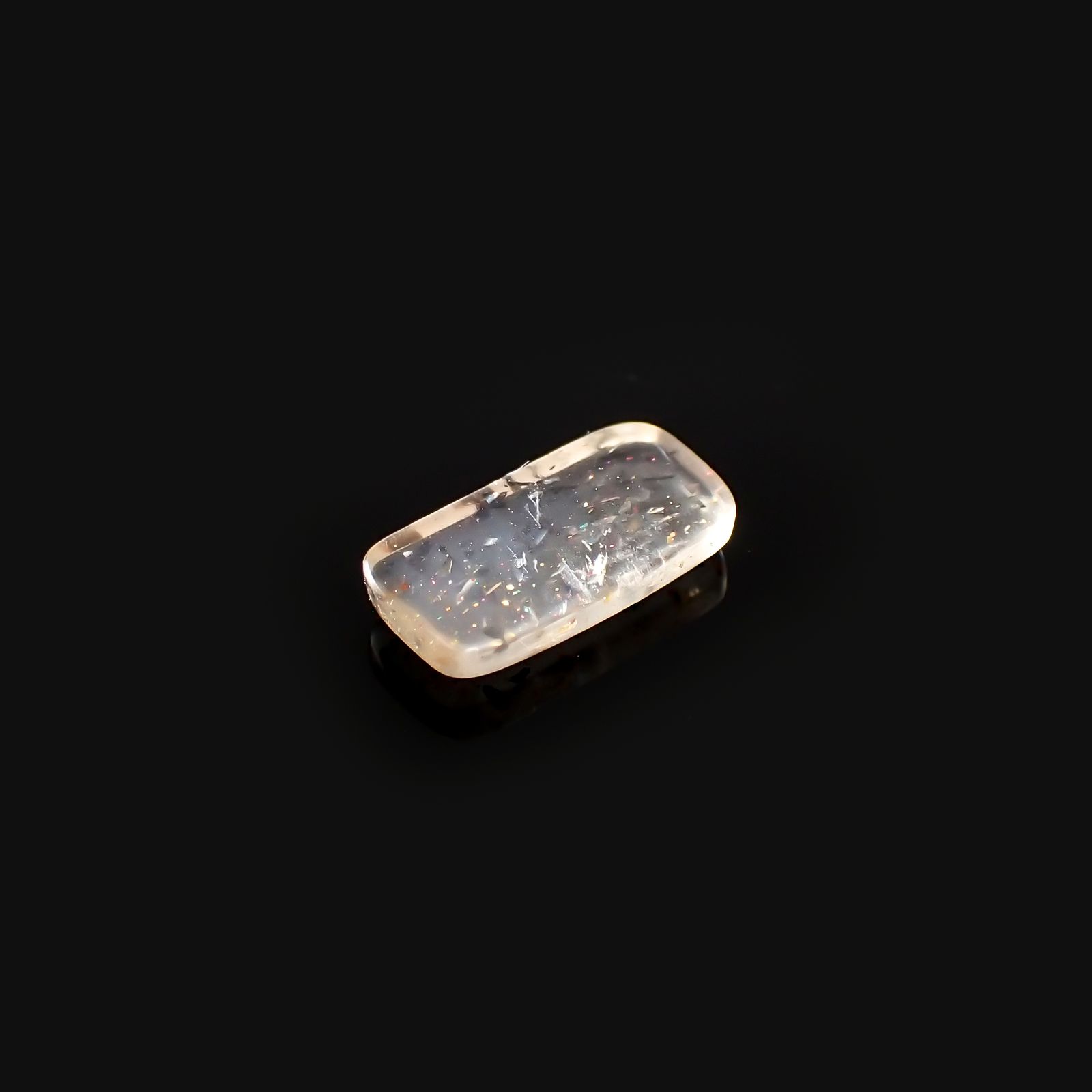 レインボーラティスサンストーン オーストラリア産 0.71ct[230220766]9x4.4mm前後