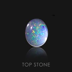 ウォーターオパール(宝石名ウォーター・オパール) メキシコ産 0.76ct 識別済[20207605]7.2×5.8mm前後