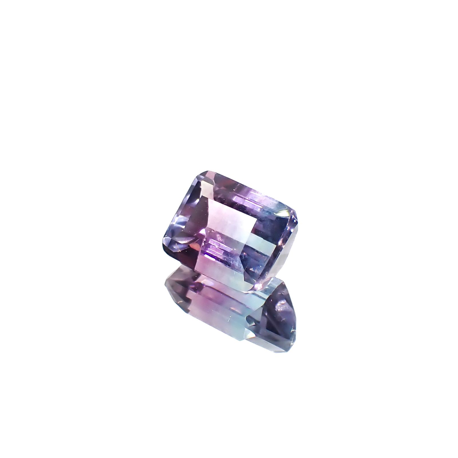 パーティカラーフローライト フルオレッセンス ブラジル産 2.96ct[240828638]8.9x6.9mm前後