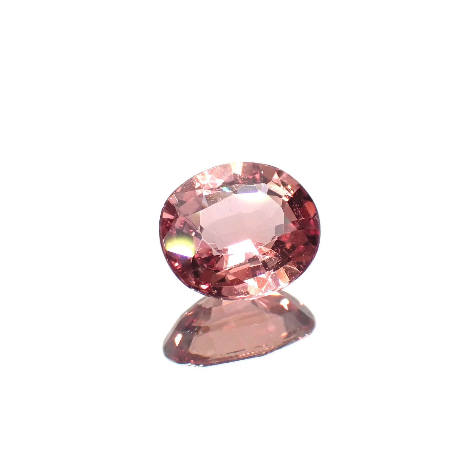 パパラチャサファイア(宝石名パパラチャサファイア) スリランカ産 0.88ct GIA鑑付[20062895]6.4×5.5mm前後