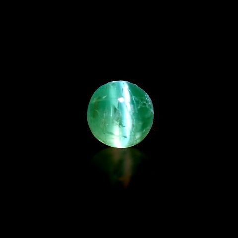 バナジウムコーネルピンキャッツアイ(宝石名コーネルピン)タンザニア産 0.91ct 識別済[240125868]5.1x5.1mm前後