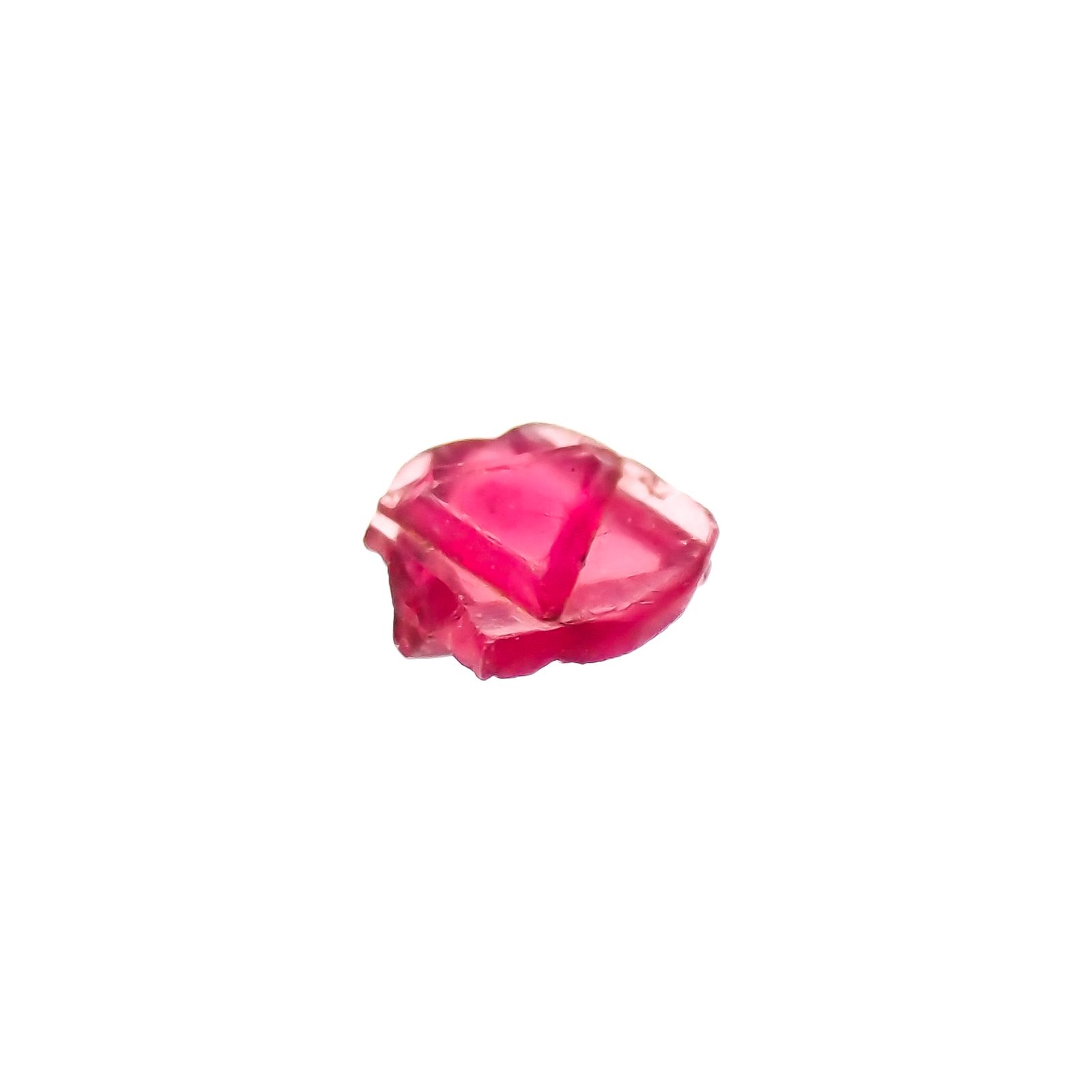 ツインクリスタルスピネル(スピネル式双晶）原石 ビルマ産 0.062ct[231124057]2.7x2.8mm前後