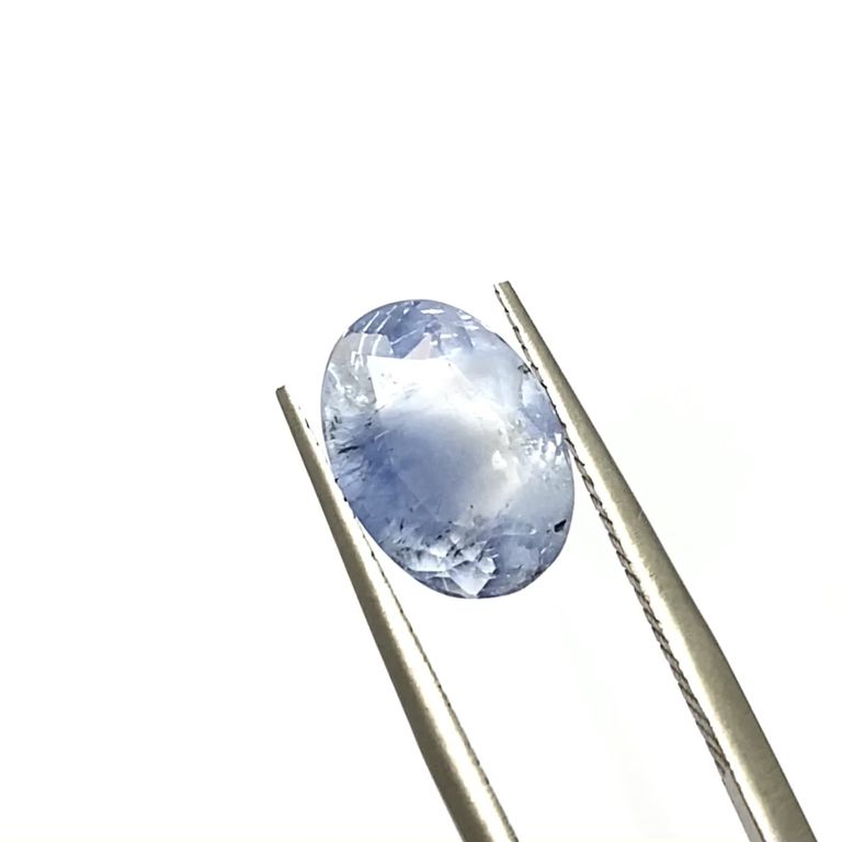 デュモルチェライトインクォーツ ブラジル産 2.68ct / 11.2x7.9mm前後 