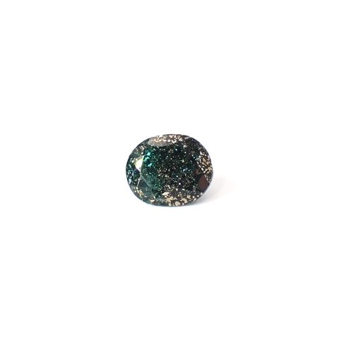 パイライトインエメラルド コロンビア産 0.48ct / 5.3x4.4mm前後 [260532122]