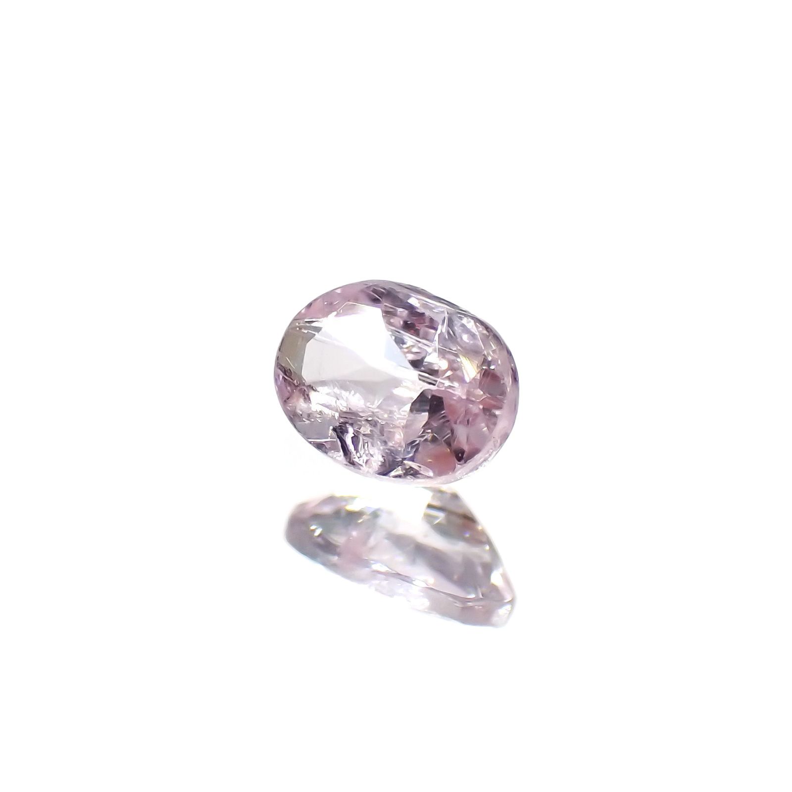 ピンクゾイサイト(宝石名ピンク・ゾイサイト)タンザニア産 識別済 0.17ct / 4x3mm前後 [220115055]