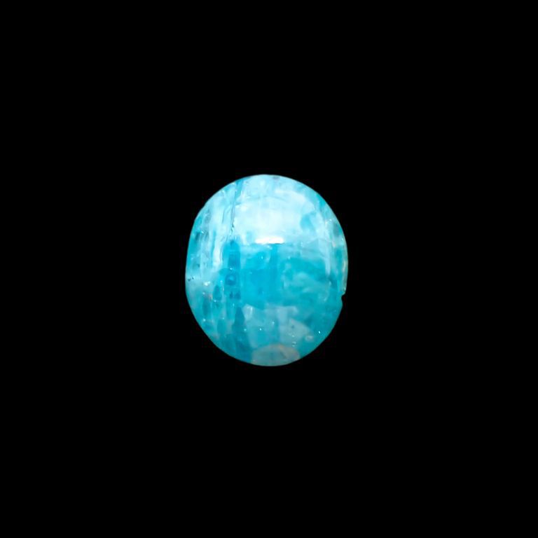 パライバトルマリン(宝石名トルマリン/別名パライバ・トルマリン) ブラジル・パライバ州バターリャ鉱山産 1.18ct 識別済[19111419]7.2×6.1mm前後