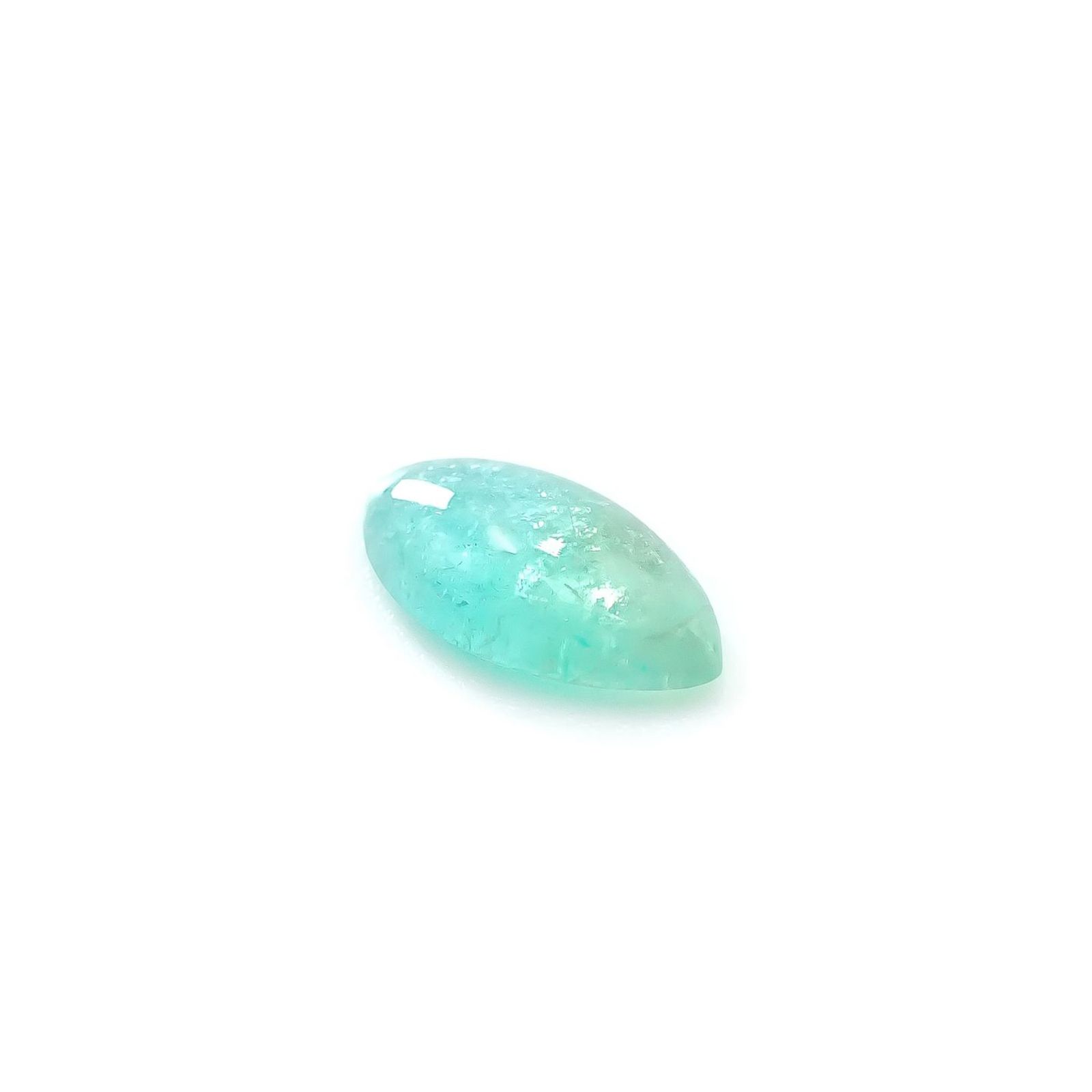 パライバトルマリン ブラジル・キントス鉱山産 0.79ct / 9.4x5.1mm前後 [251031351]