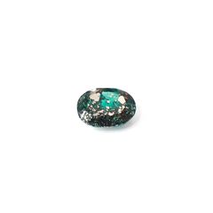 パイライトインエメラルド コロンビア産 0.38ct / 5.4x4.2mm前後 [260532124]