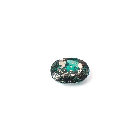 パイライトインエメラルド コロンビア産 0.38ct / 5.4x4.2mm前後 [260532124]