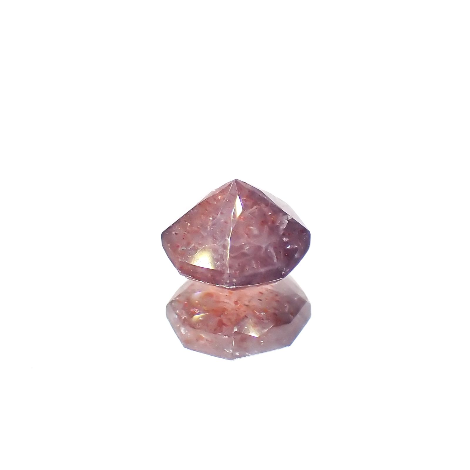 ◇オクタゴンカット◇ブラッドショットアイオライト インド産 0.49ct[230320944]4.9x4.9mm前後