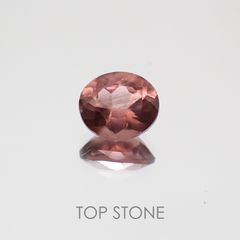 ピンクアパタイト(宝石名アパタイト) ブラジル産 ルース 0.73ct 識別済[21029859]6×5.3mm前後