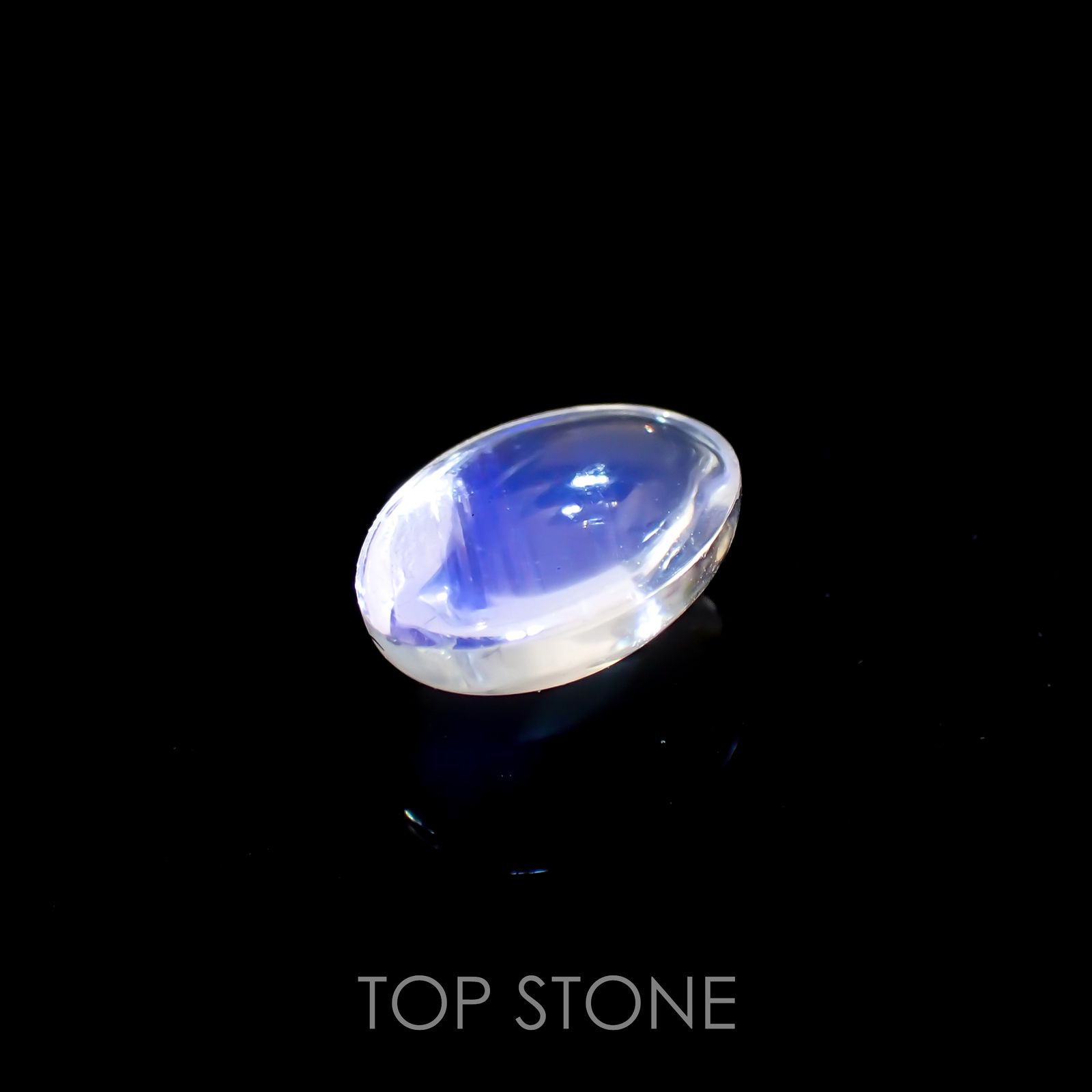 ブルームーンストーン(宝石名ペリステライト)インド産 1.05ct 識別済[220616348]8x6mm前後