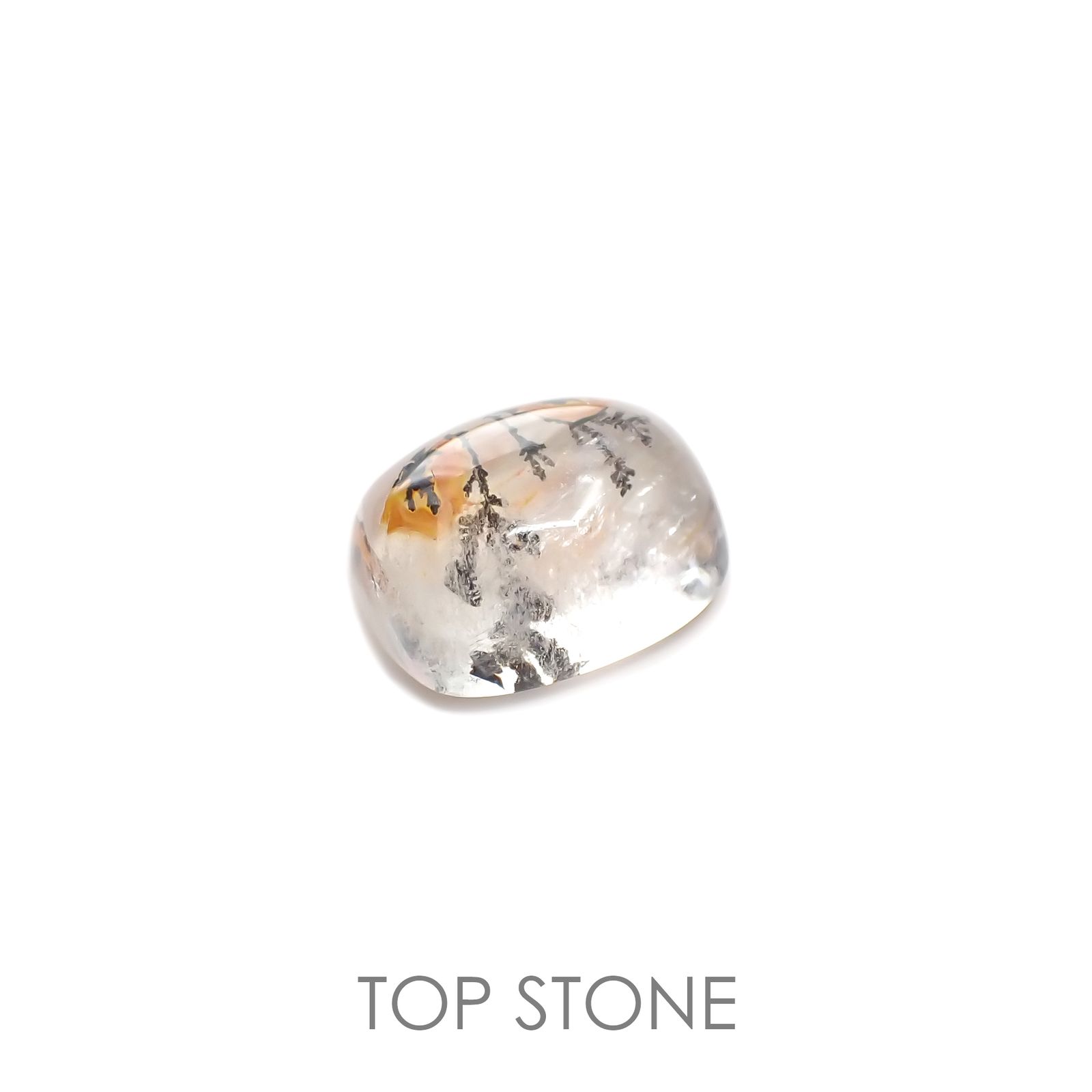 デンドリチッククォーツ ブラジル産 ルース 2.14ct[210610878]8.9×7mm前後
