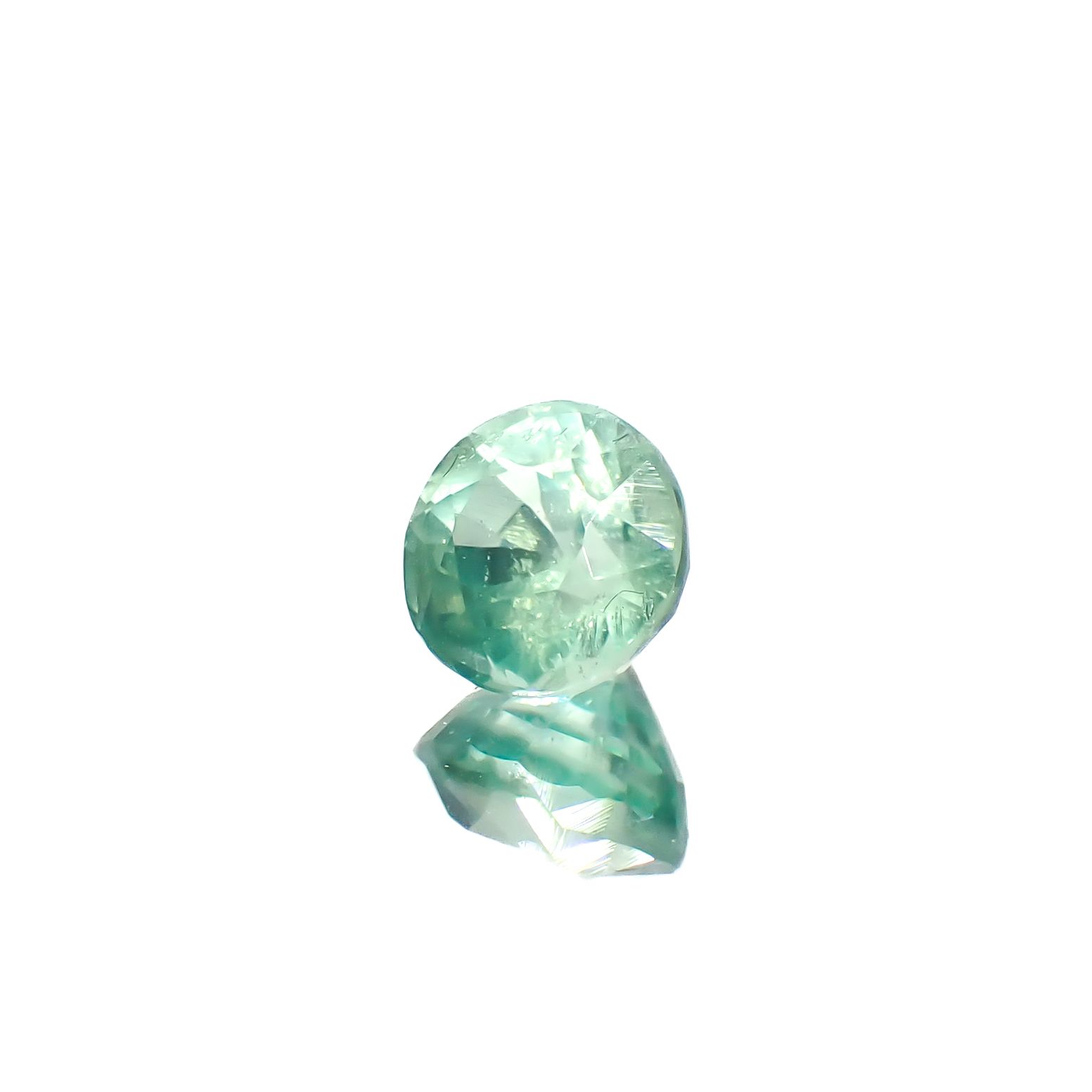 グリーンカイヤナイト タンザニア産 1.17ct[240928809]5.8x5.8mm前後