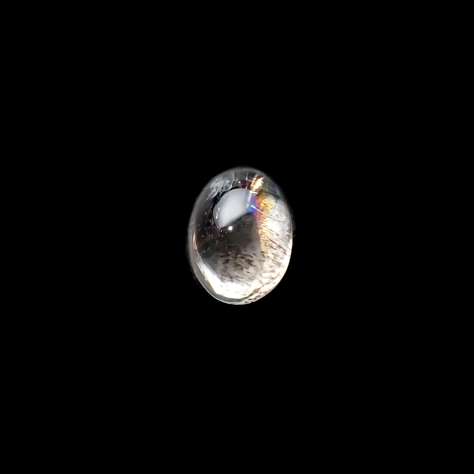 アベンチュリンアクアマリン ナイジェリア産 1.73ct[240226042]7.7x6mm前後
