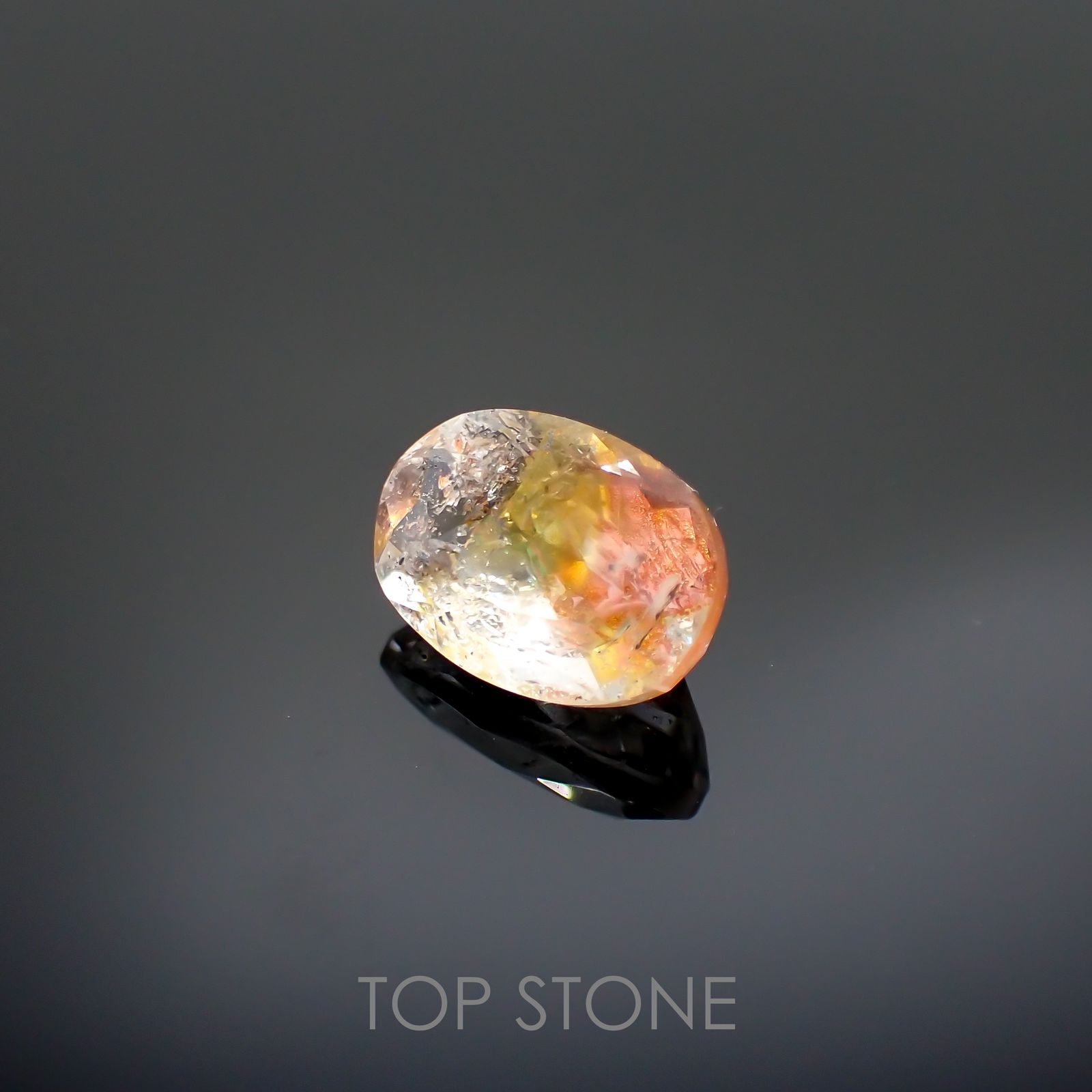 オーロラクォーツ ブラジル・ミナスジェライス産 2.95ct[220114381]10.8x7.6mm前後