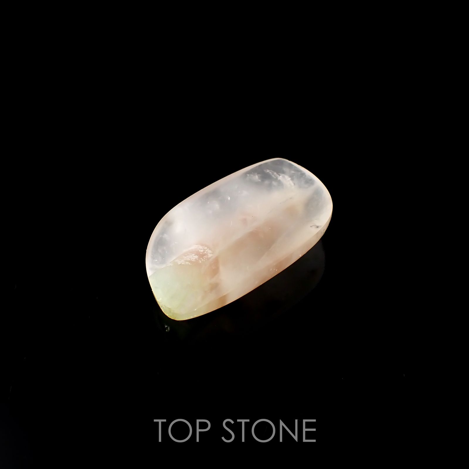 ◇フリーフォーム◇ミラクルトルマリンインクォーツ(宝石名トルマリネーテッド・クォーツ)ブラジル産 21.55ct 識別済[220917721]28.7x16mm前後