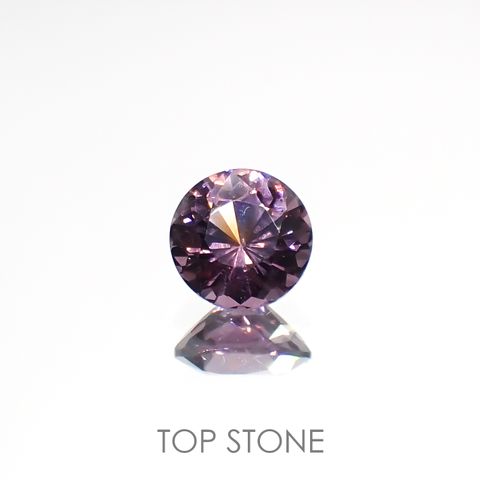 パープルピンクスピネル(宝石名スピネル)ビルマ/マダガスカル産 0.97ct 識別済[220616135]5.9x5.9mm前後