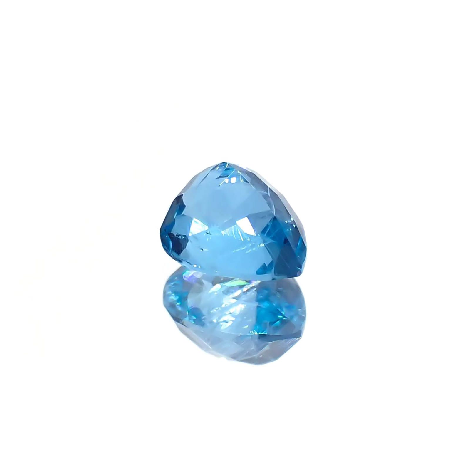 アウイナイト フルオレッセンス(宝石名アウイナイト)ドイツ産 0.28ct 識別済[250917694]4.9x4.1mm前後