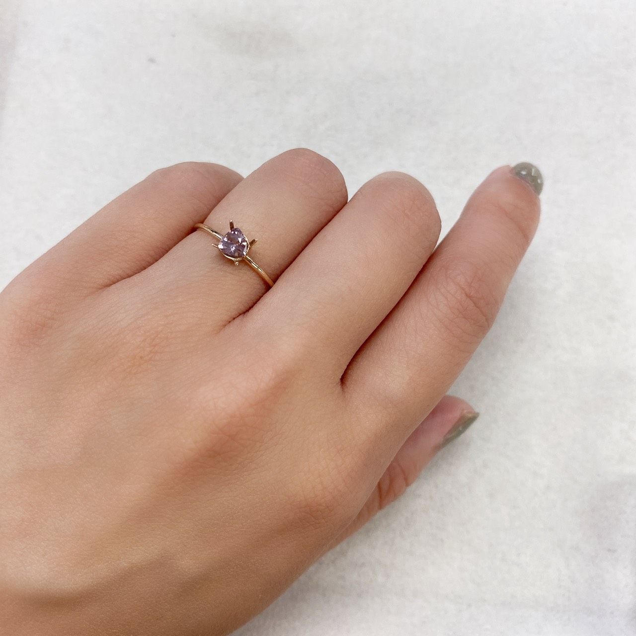カラーシフト ピンクダイアスポア(宝石名ダイアスポア) アフガニスタン産 0.48ct 識別済[210912426]6×3.9mm前後