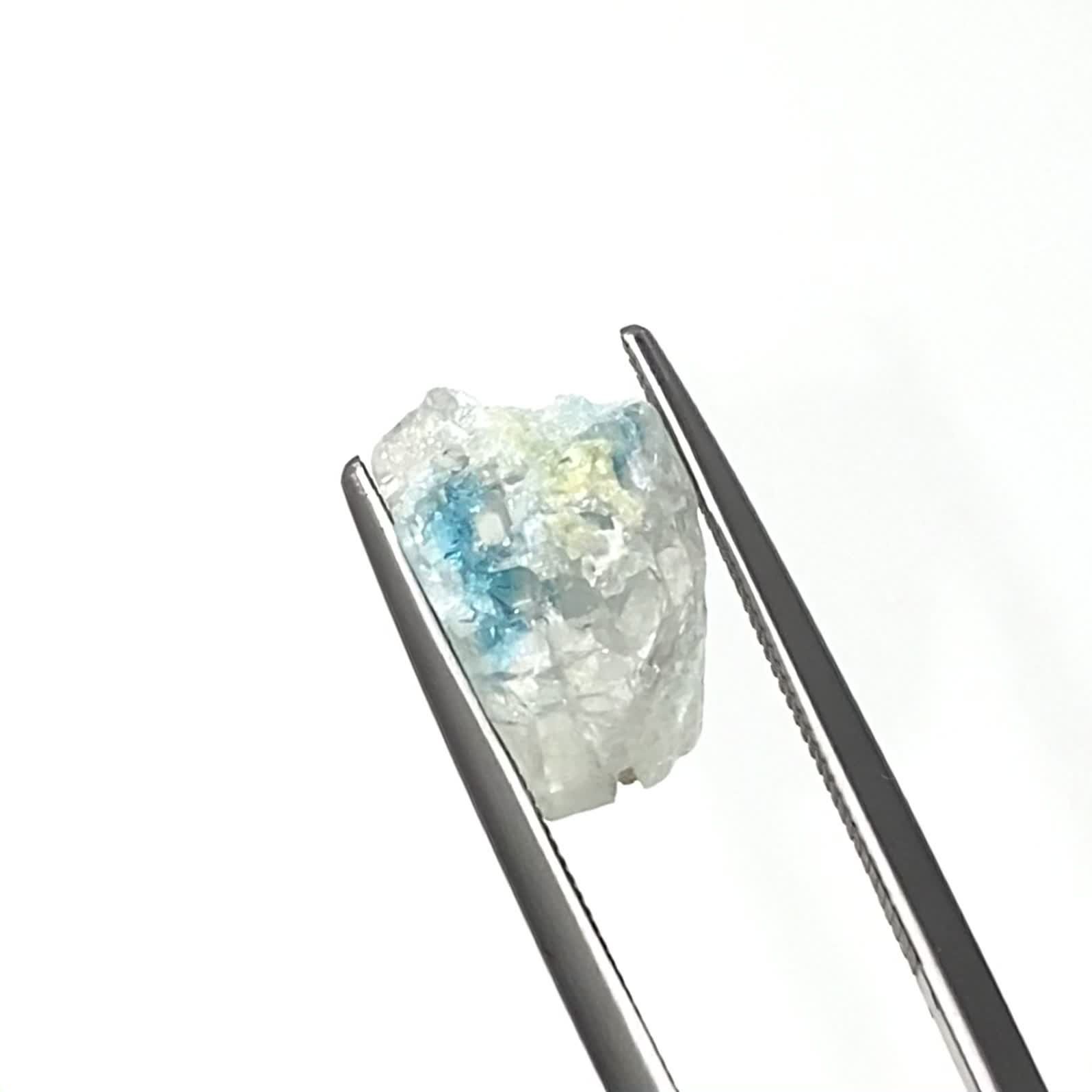 【ブラジル産】ユークレース原石 ユークレース 原石 ブラジル産 4.36ct[240326398]12.2x8.7mm前後